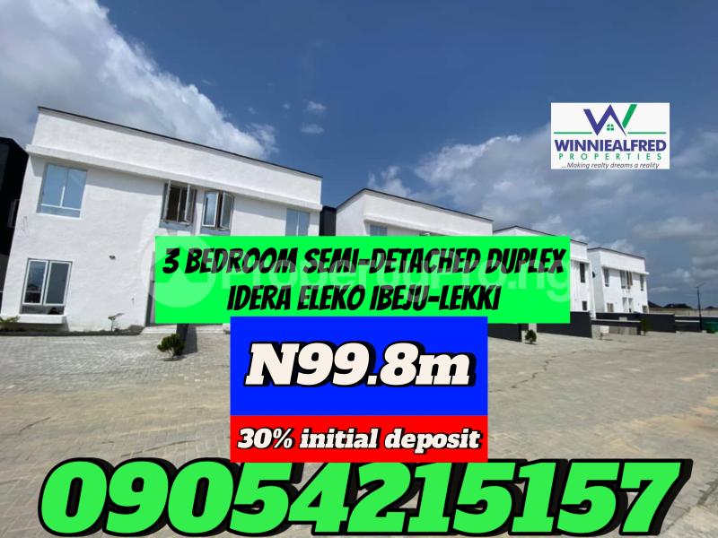 3 bedroom House for sale Eleko Ibeju-Lekki Lagos