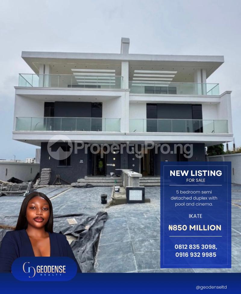 5 bedroom House for sale Ikate Lekki Lagos