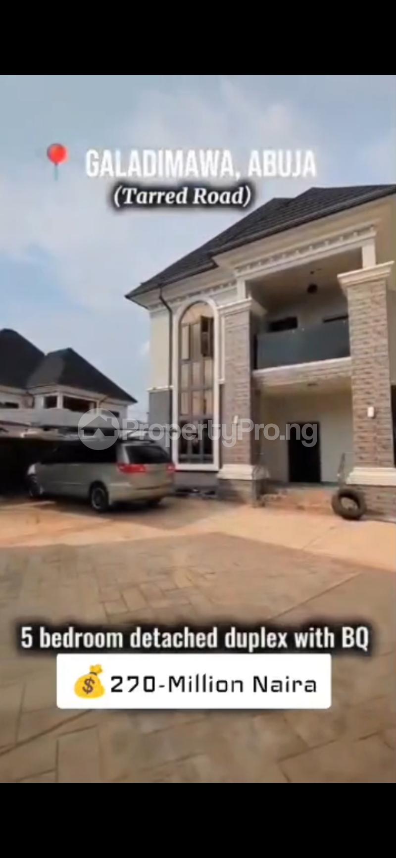 5 bedroom House for sale Galadimawa Abuja