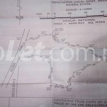 Land for sale   Port-harcourt/Aba Expressway Port Harcourt Rivers - 0