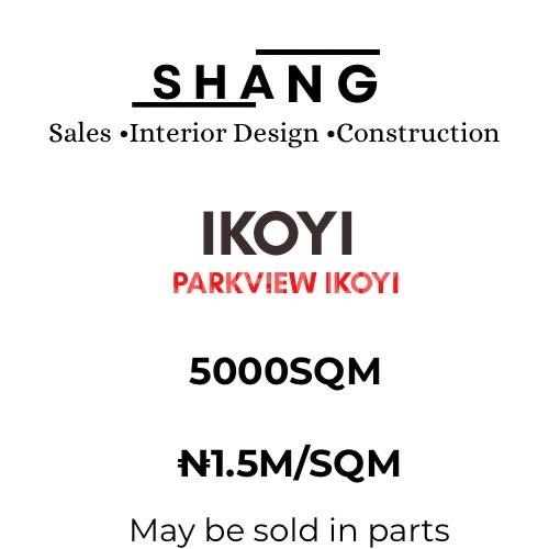 Land for sale Parkview Estate Ikoyi Lagos