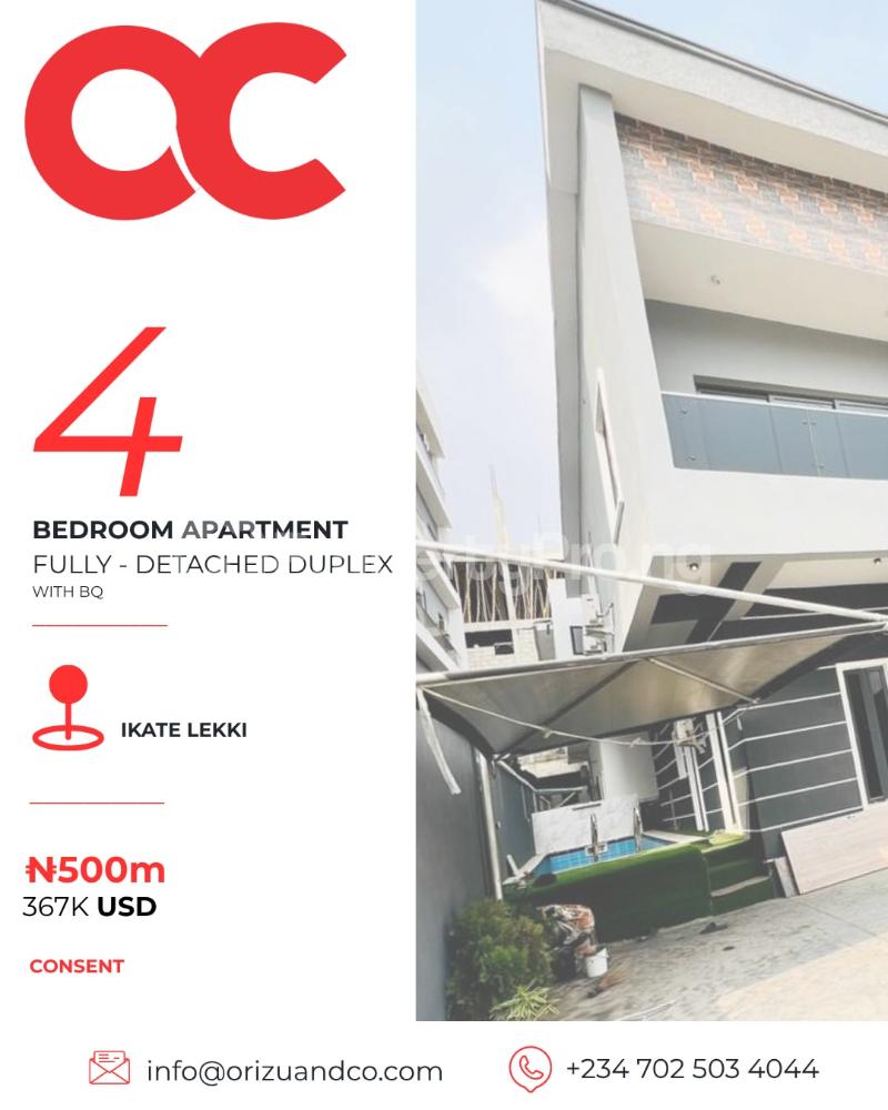 4 bedroom Flat / Apartment for sale Ikate Lekki Lagos