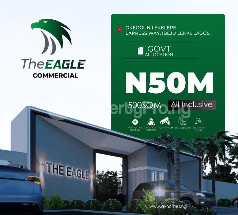 Land for sale Okeogun Lekki Epe Expressway Along Lekki Expressway Lekki Lagos