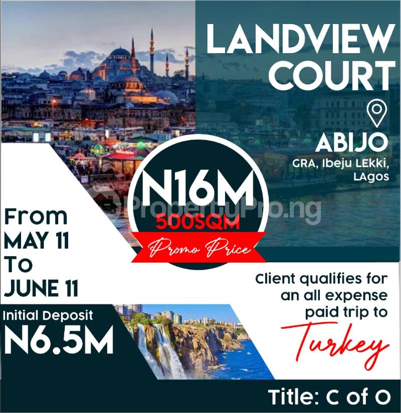 Land for sale Abijo Ajah Lagos