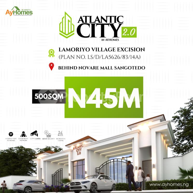 Land for sale Atlantic City Monastery road Sangotedo Lagos