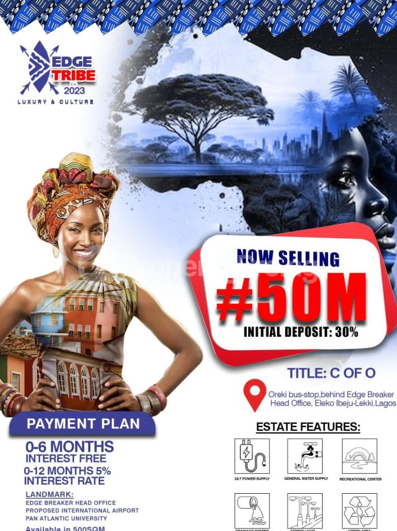 Land for sale Orike Bus Stop, Eleko Ibeju-Lekki Lagos - 1