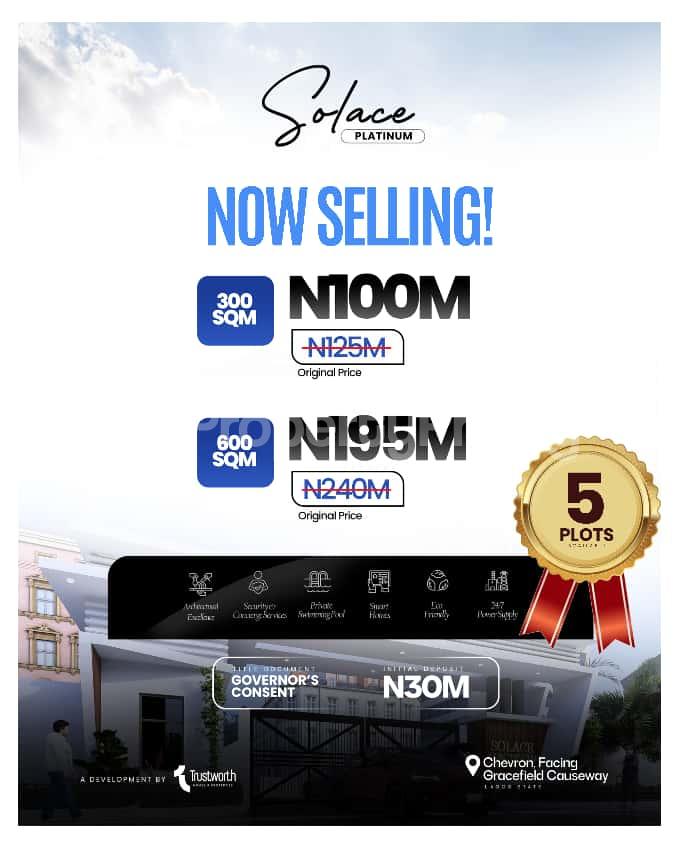 Land for sale Chevron Drive Lekki Lagos