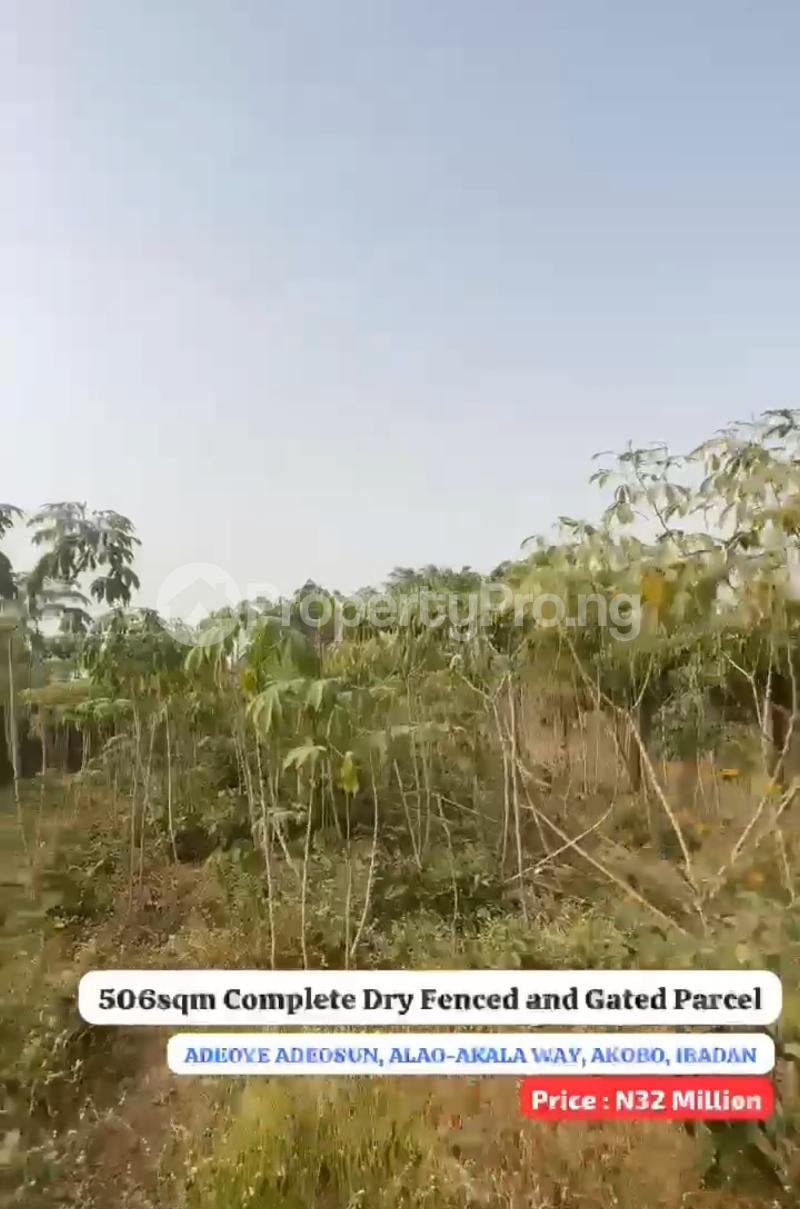 Land for sale Adeoye Adeosun, Akala Way Akobo Ibadan Oyo - 0