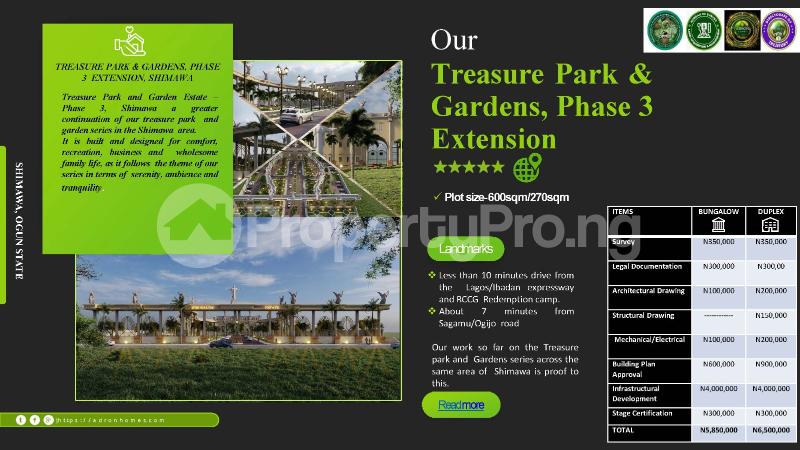 Land for sale Along Moniya Iseyin Road, Moscow Parks And Gardens Estate Iseyin Oyo