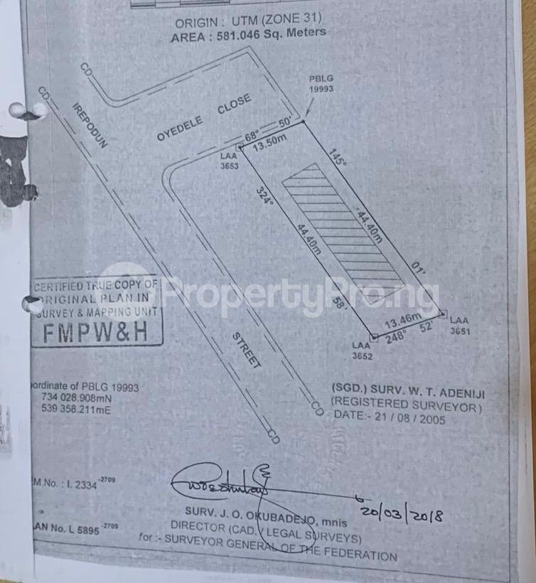 Land for sale Off Budland Street, Berger Ojodu Lagos