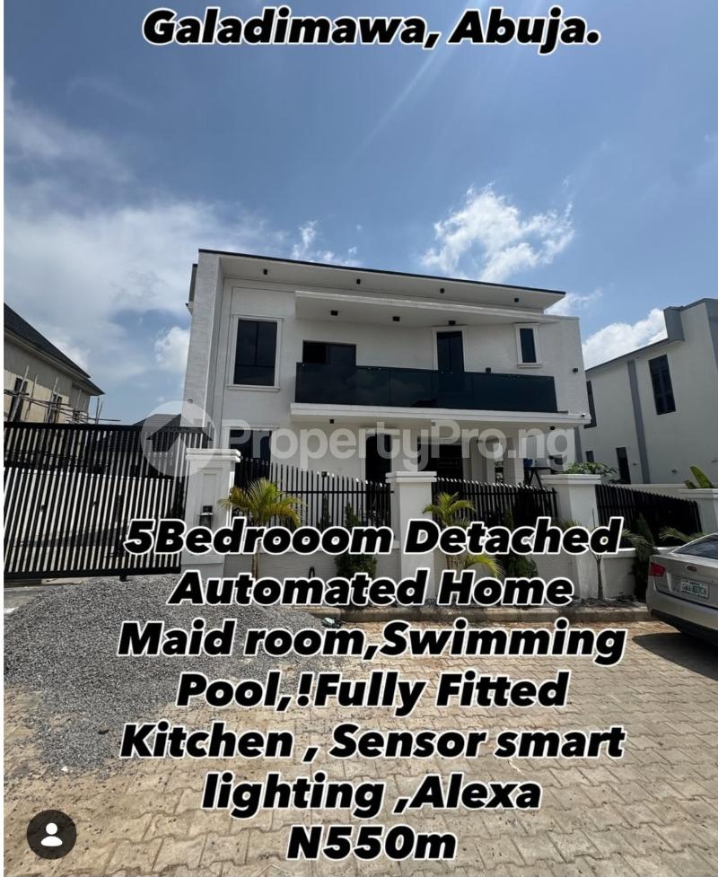 5 bedroom House for sale  Galadinmawa Abuja - 0