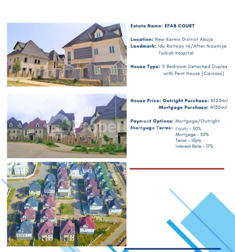 5 bedroom House for sale Efab Court, Life Camp Ext Phase 3 Abuja