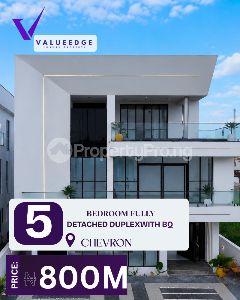 5 bedroom House for sale Chevron Lekki Lagos