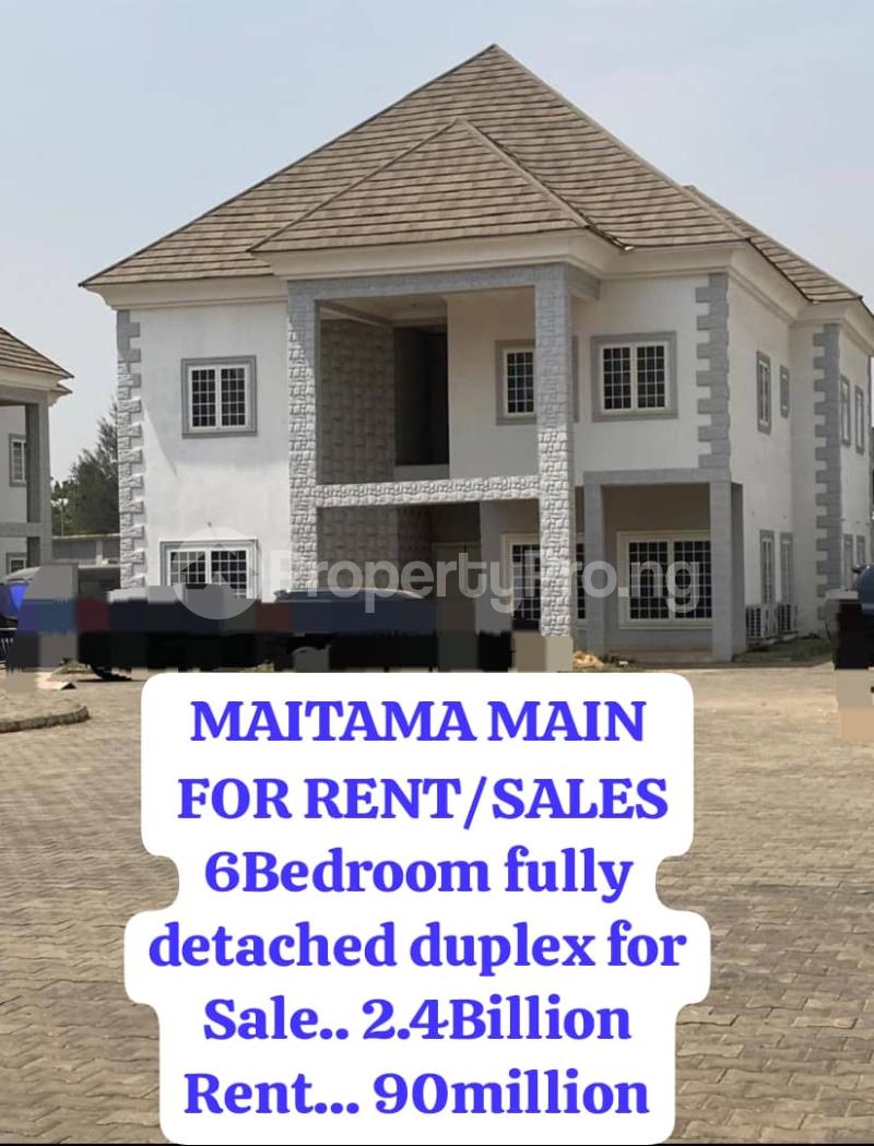 6 bedroom House for rent Maitama Abuja