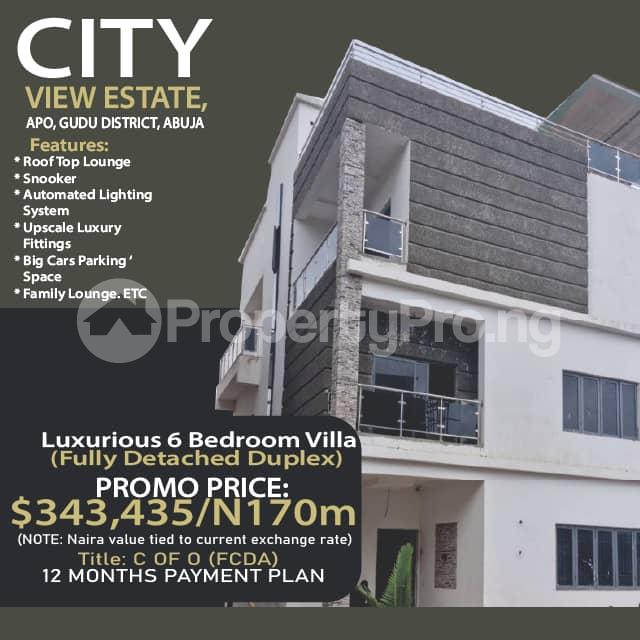 6 bedroom House for sale Gudu Apo Abuja