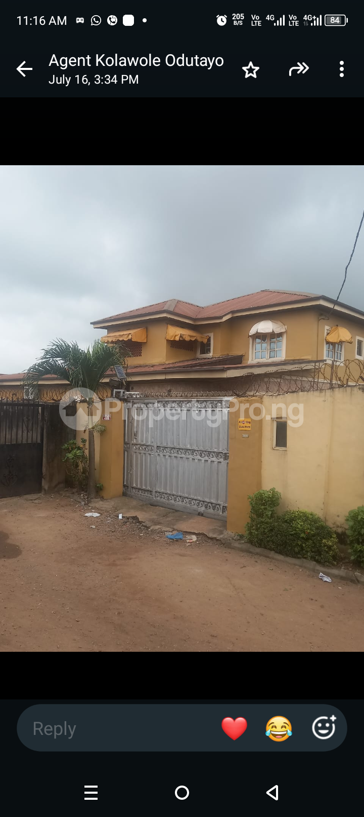 House for sale Magboro Obafemi Owode Ogun