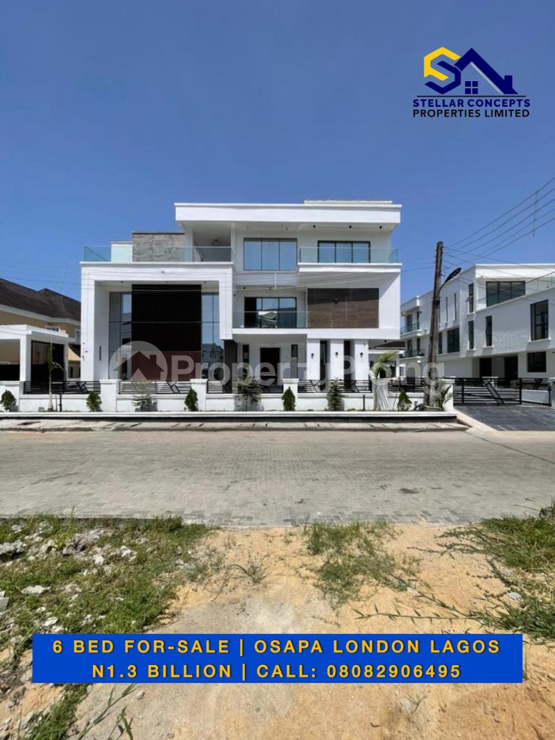 6 bedroom House for sale Agungi Lagos Osapa london Lekki Lagos