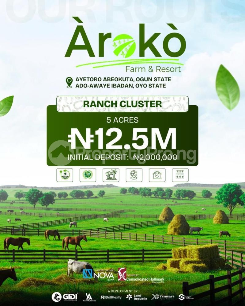 Land for sale Aiyetoro/ Árokò Farm & Resort Estate/ Abeokuta Ogun - 0