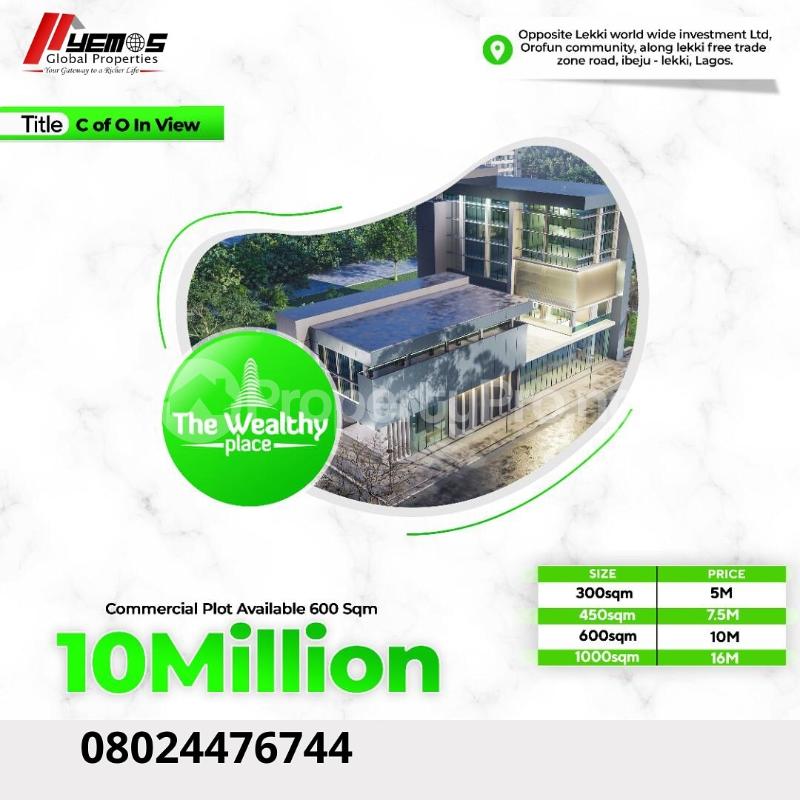 Land for sale Orofun Town, Ibeju Lekki Lagos Ibeju-Lekki Lagos