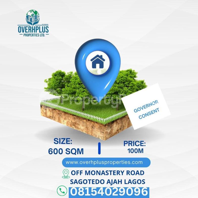 Land for sale Monastery road Sangotedo Lagos