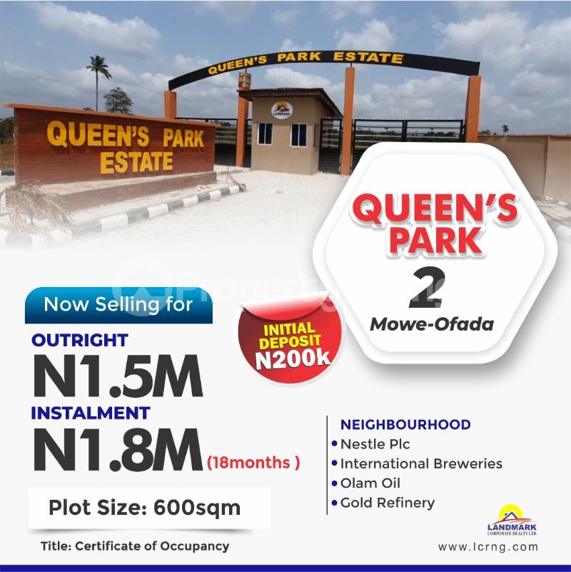 Land for sale Ofada Obafemi Owode Ogun - 0