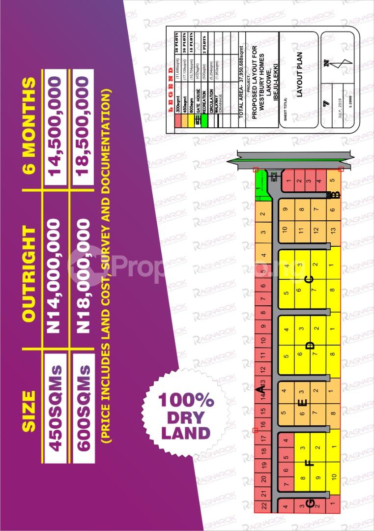 Land for sale Bogije Ajah Lagos