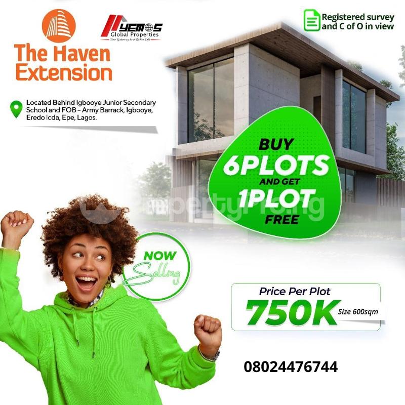 Land for sale Eredo Lcda, Epe Epe Lagos - 0