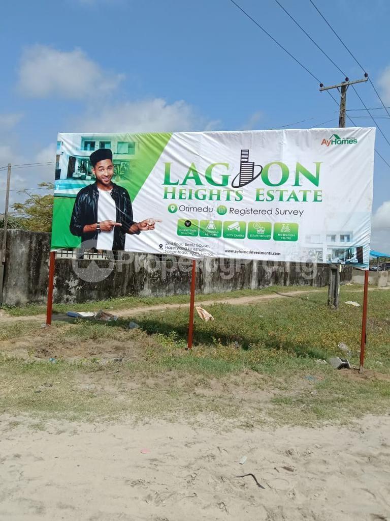 Land for sale Orimedu Ibeju-Lekki Lagos