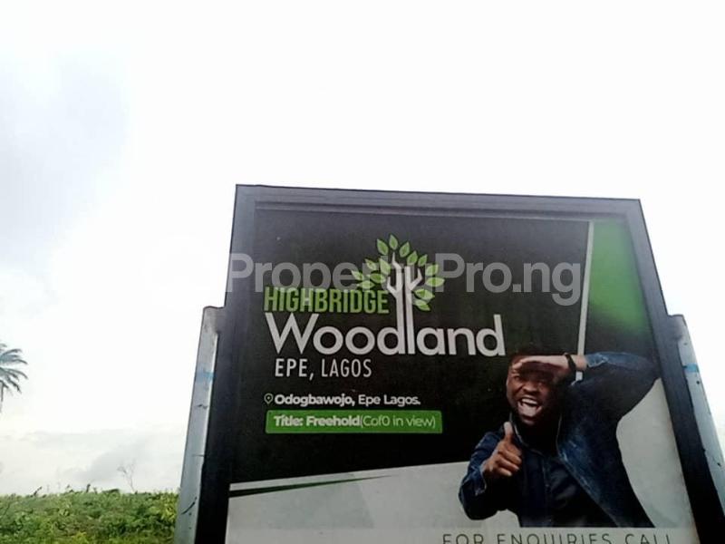 Land for sale Odogbawojo Epe Lagos