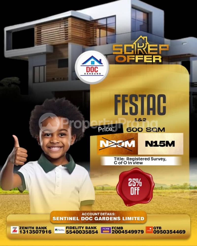 Land for sale Doc Garden 6th Avenue Festac Amuwo Odofin Lagos