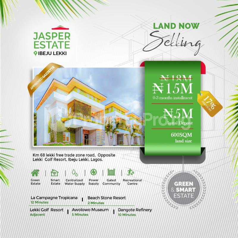 Land for sale Opposite Lekki Golf Resort Free Trade Zone Ibeju-Lekki Lagos