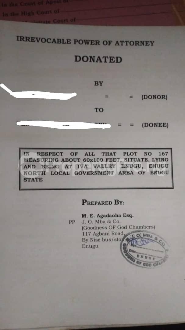 Land for sale Iva Valey, Ngwo, Enugu North Enugu Enugu