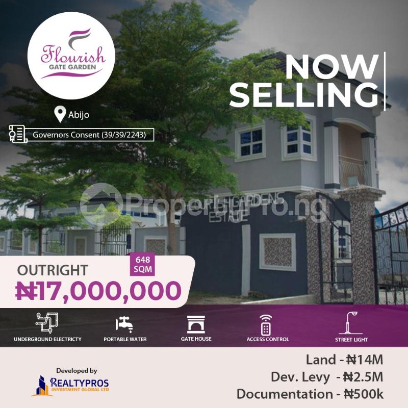 Land for sale Flourish Gardens Abijo Ajah Lagos