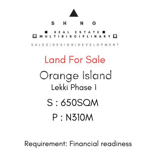 Land for sale Orange Island Lekki Phase 1 Lekki Lagos