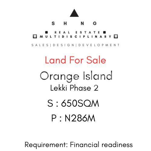 Land for sale Orange Island Lekki Phase 1 Lekki Lagos