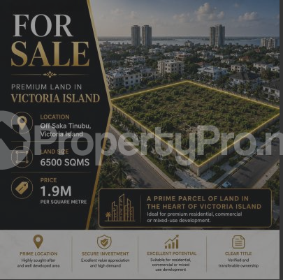 Land for sale Saka Tinubu Victoria Island Lagos