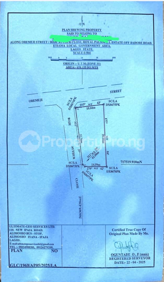 Land for rent Royal Palmwill Estate Remlek, Badore Ajah Lagos