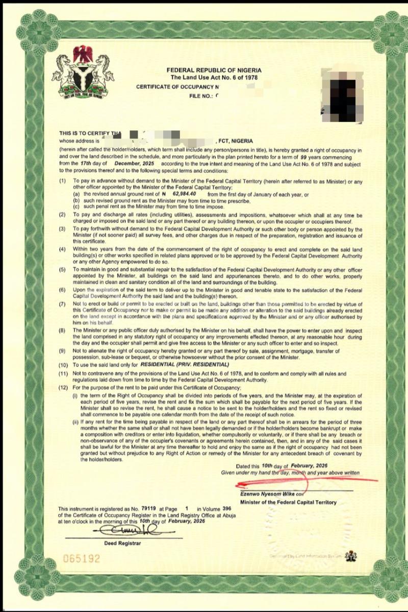 Land for sale Industrial Area Idu Abuja