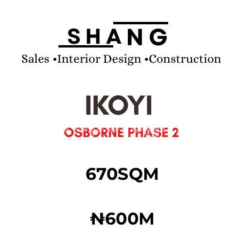 Land for sale Osborne Phase 2 Ikoyi Lagos - 0