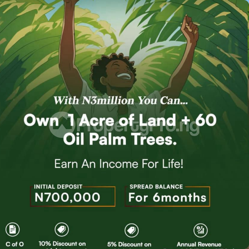 Land for sale Iseyin Saki Road/ Palm City Estate/ Iseyin Oyo