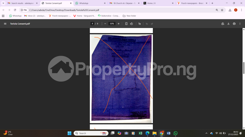 Land for sale Abraham Adesanya Okun Ajah Ajah Lagos