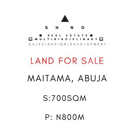 Land for sale Maitama Abuja