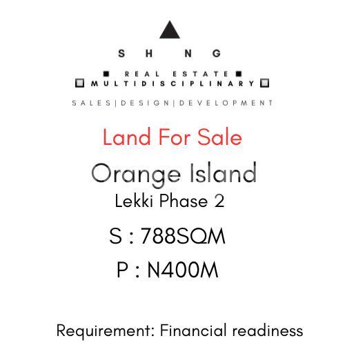 Land for sale Orange Island Lekki Phase 2 Lekki Lagos