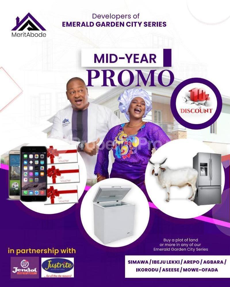 Land for sale Mowe Obafemi Owode Ogun