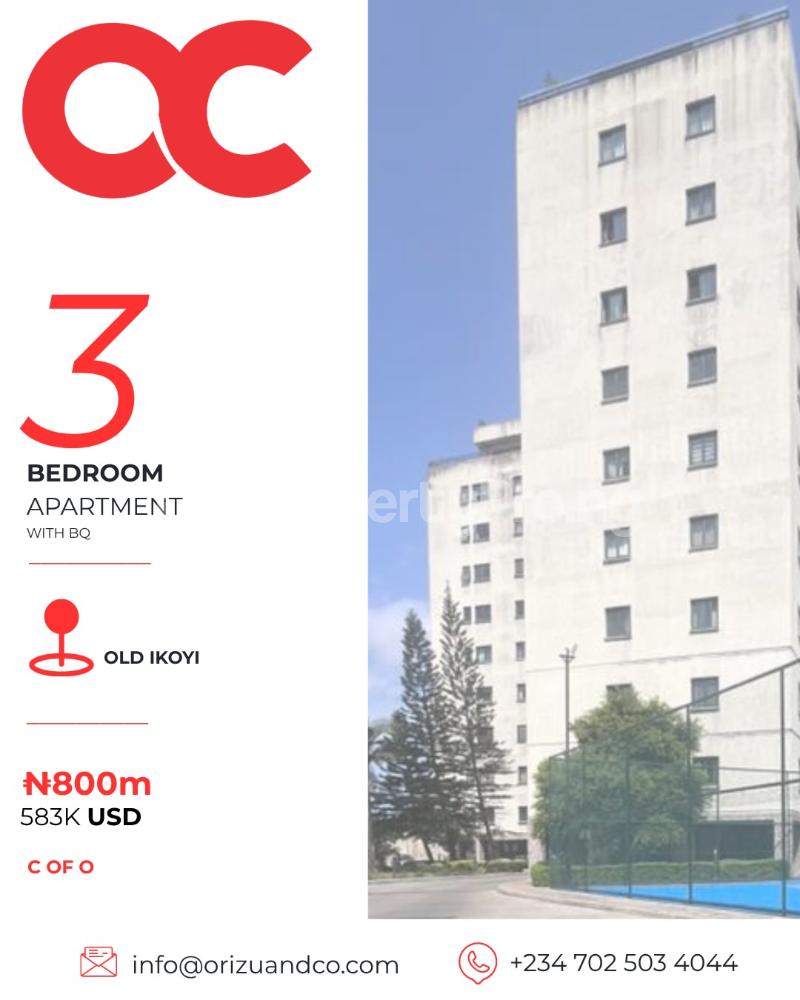 3 bedroom Flat / Apartment for sale Ikoyi Lagos