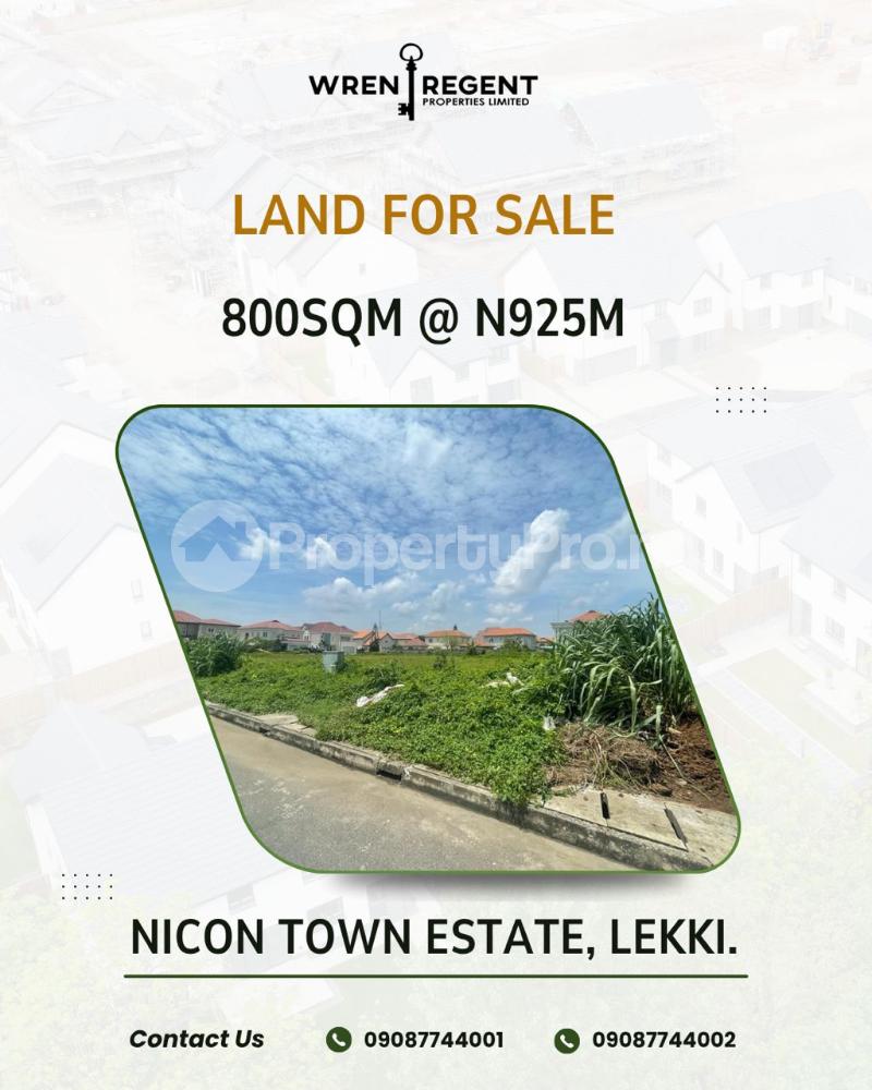 Land for sale Nicon Town Lekki Lagos