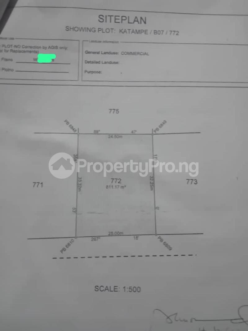 Land for sale Katampe Main Katampe Abuja