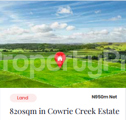 Land for sale Cowrie Creek Estate Lekki Phase 1 Along Lekki Expressway Lekki Lagos