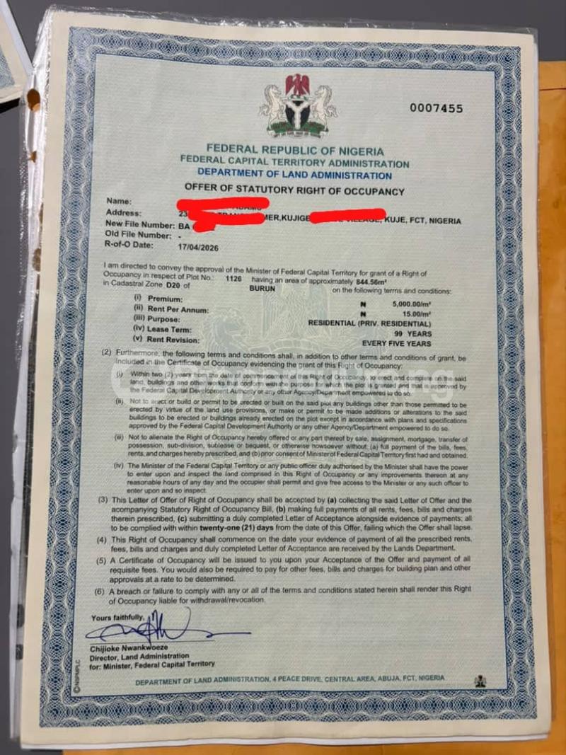 Land for sale Burun Apo Apo Abuja - 0