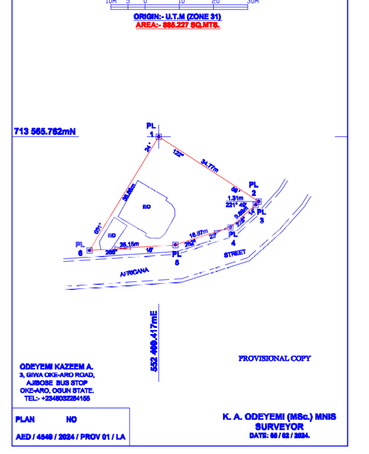 Land for sale Africa Lane, Off Admiralty Road, Lekki Phase 1, Lagos Admiralty Road Lekki Lagos